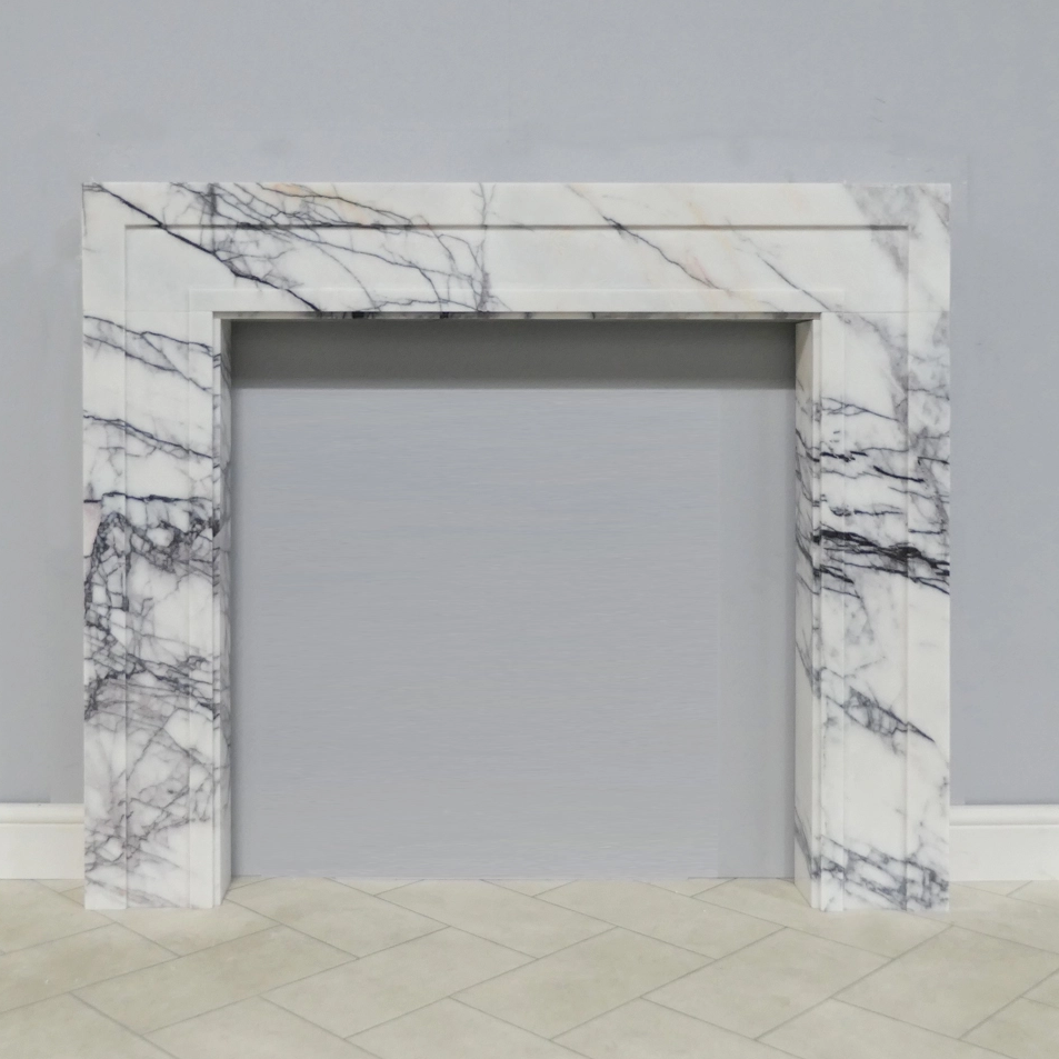 Lilac marble Shoreditch mantel